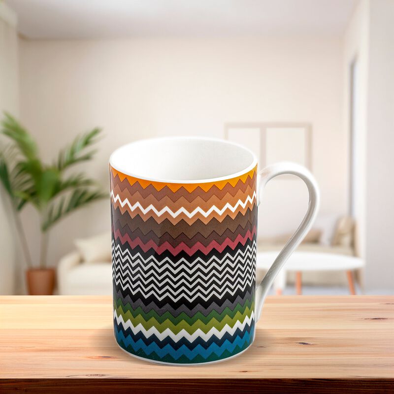 Mug ZIG ZAG FOLIAGE, diam. 3.35", H 3.86" image number 2
