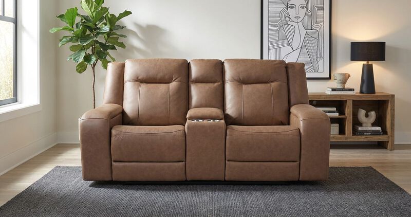Tahoe Chocolate Power Loveseat image number 1