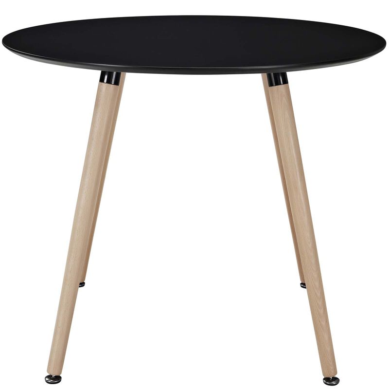 Modway - Track Round Dining Table Black