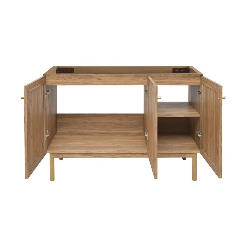 Classe 48" Bathroom Vanity in Oak-Cabinet Only image number 3