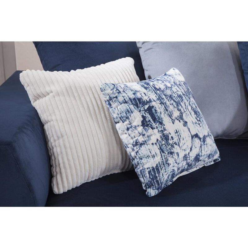 American Furniture Classics American Furniture L Shaped Sectional Sofa with 8 Back Pillows and 4 Accent Pillows