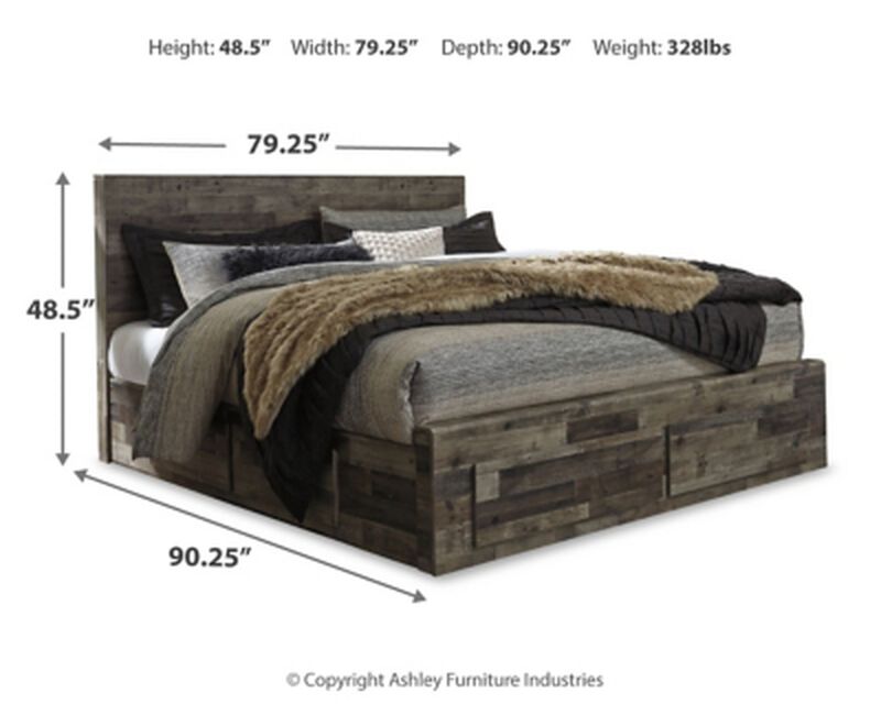 Derekson King Panel Bed