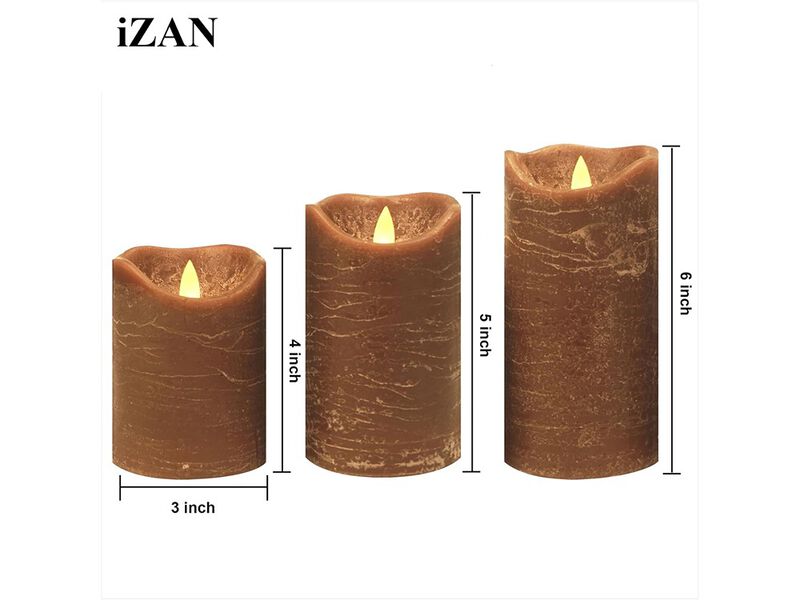 Real Wax Flameless Candles Battery Operated LED image number 3