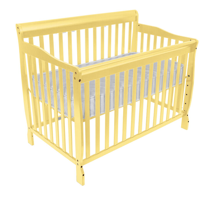 4 in 1 Crib 3 Positions, Natural - Full Size