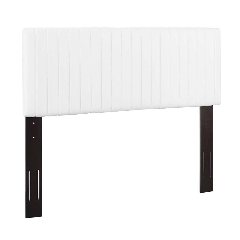 Modway - Keira Full / Queen Faux Leather Headboard White image number 2