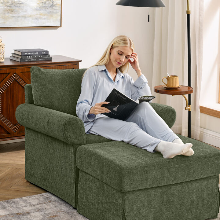 Nogbuf Chenille Accent Chair