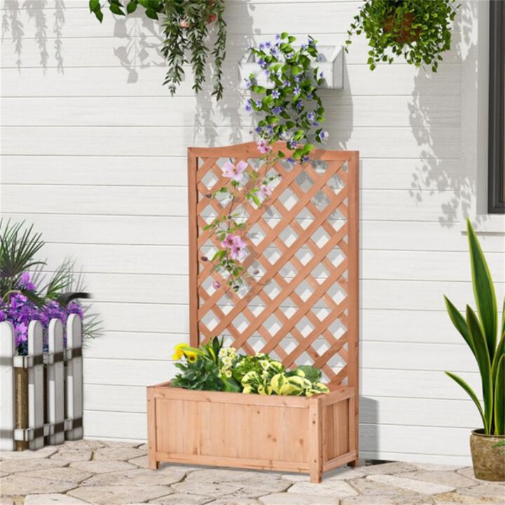Flower Shelf for Indoor & Outdoor Plants Wooden Multi-Tier Plant Stand