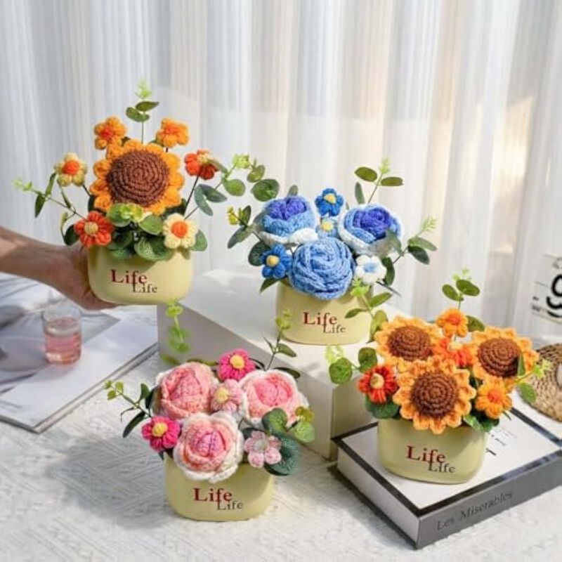 Pink Artificial Sunflower Flowers Wedding Centerpiece Decor image number 3