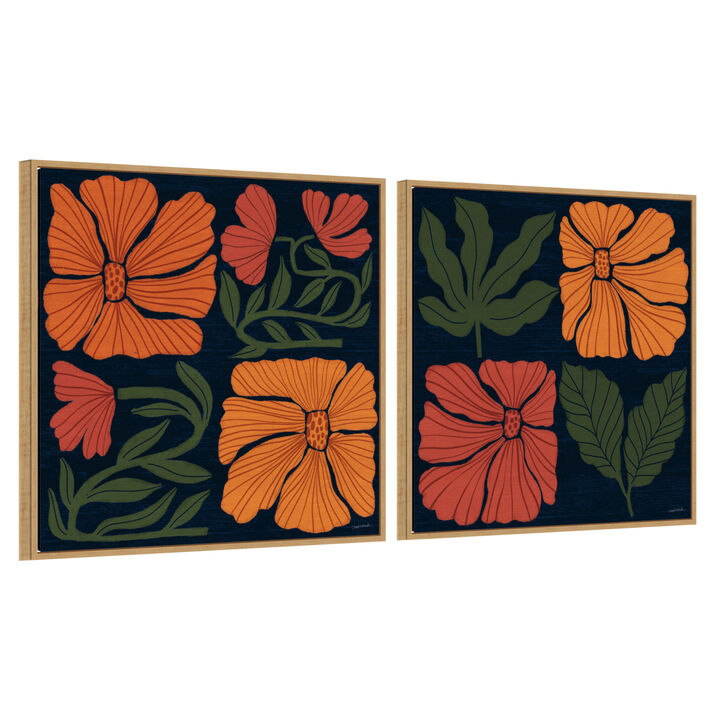 Modern Blooms III & IV 2 Piece