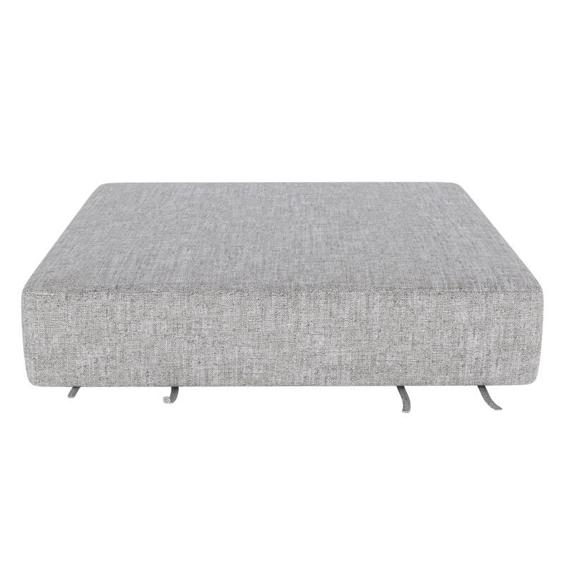 Forever Patio Sunbrella Canvas Granite Gray 25 x 25 x 5 Ottoman Cushion