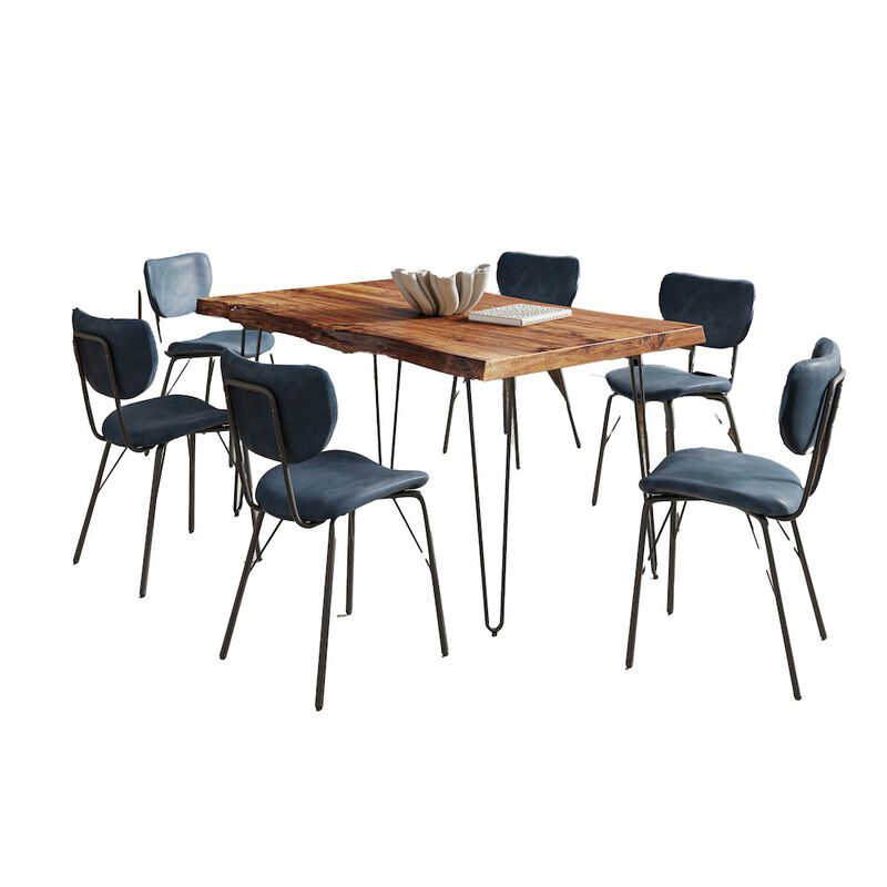 Jofran 60 Seven Piece Modern Dining Set