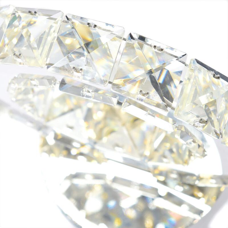 CWI Lighting Ring LED Wall Sconce With Chrome Finish