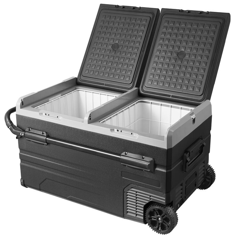 VEVOR Portable Car Refrigerator Freezer Compressor 115 L Dual Zone for Car Home image number 7