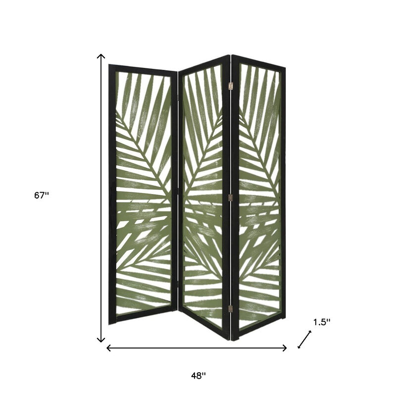 Solid Wood Folding 3-Panel Screen Room Divider for Privacy and Elegant Space Division