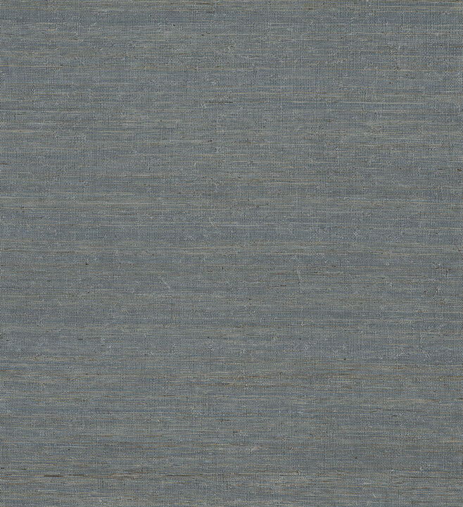 Aiko Teal Sisal Grasscloth Wallpaper
