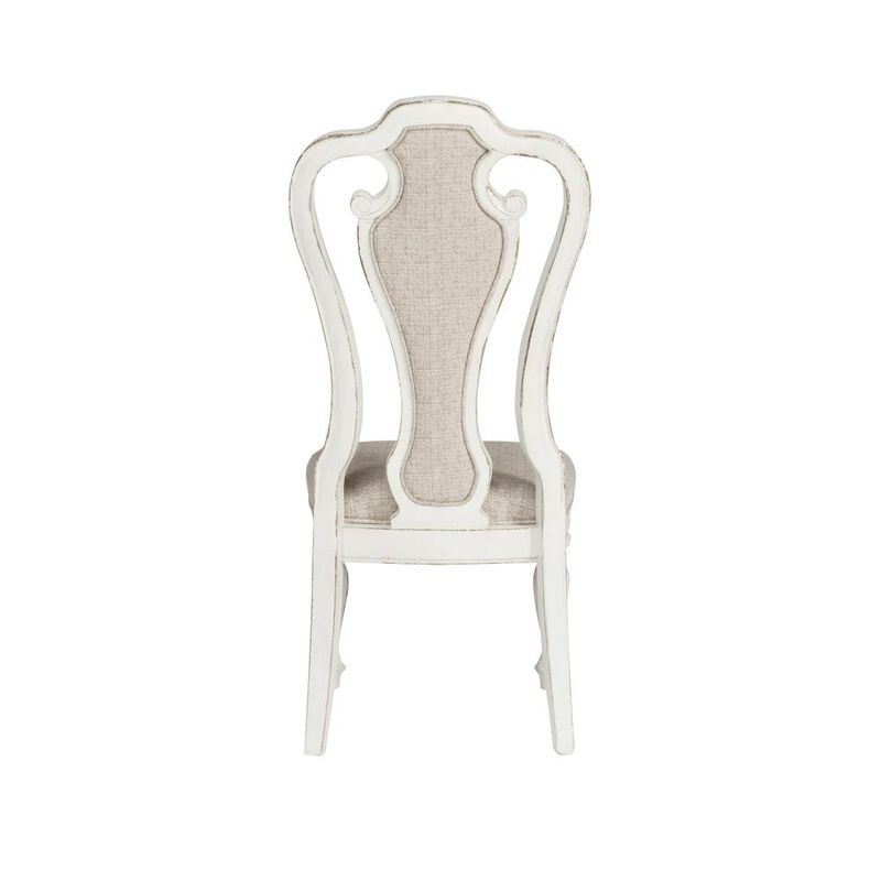 Liberty Furniture Magnolia Manor Splat Back Up Side Chair, W20 x D25 x H45, White
