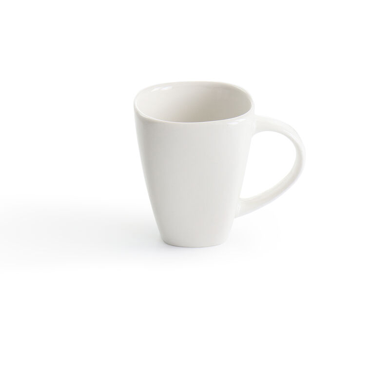 Gibson Elite Soho Lounge 16 Piece Square Fine Ceramic Dinnerware Set in White