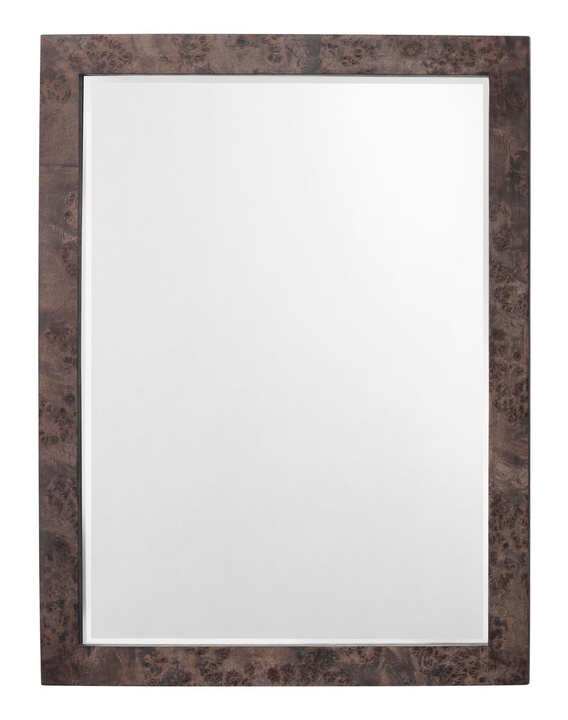 Chandler Charcoal Rectangle Wood Mirror