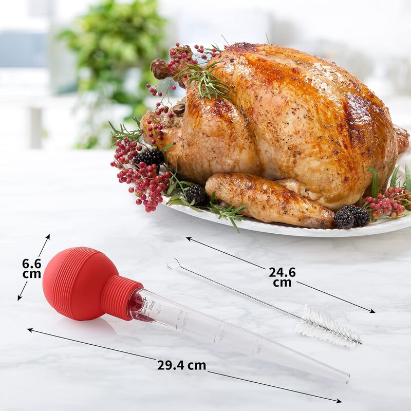 Turkey Baster With Cleaning Brush (Large)