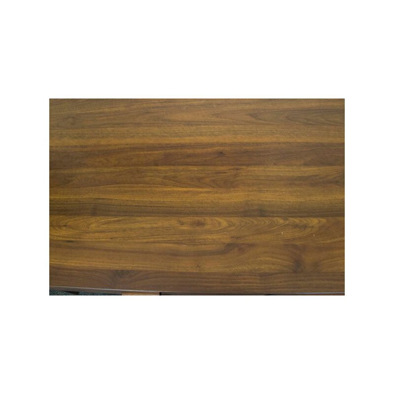 OS Home and Office Furniture Mid Century Desk with One Drawer and Sturdy Legs