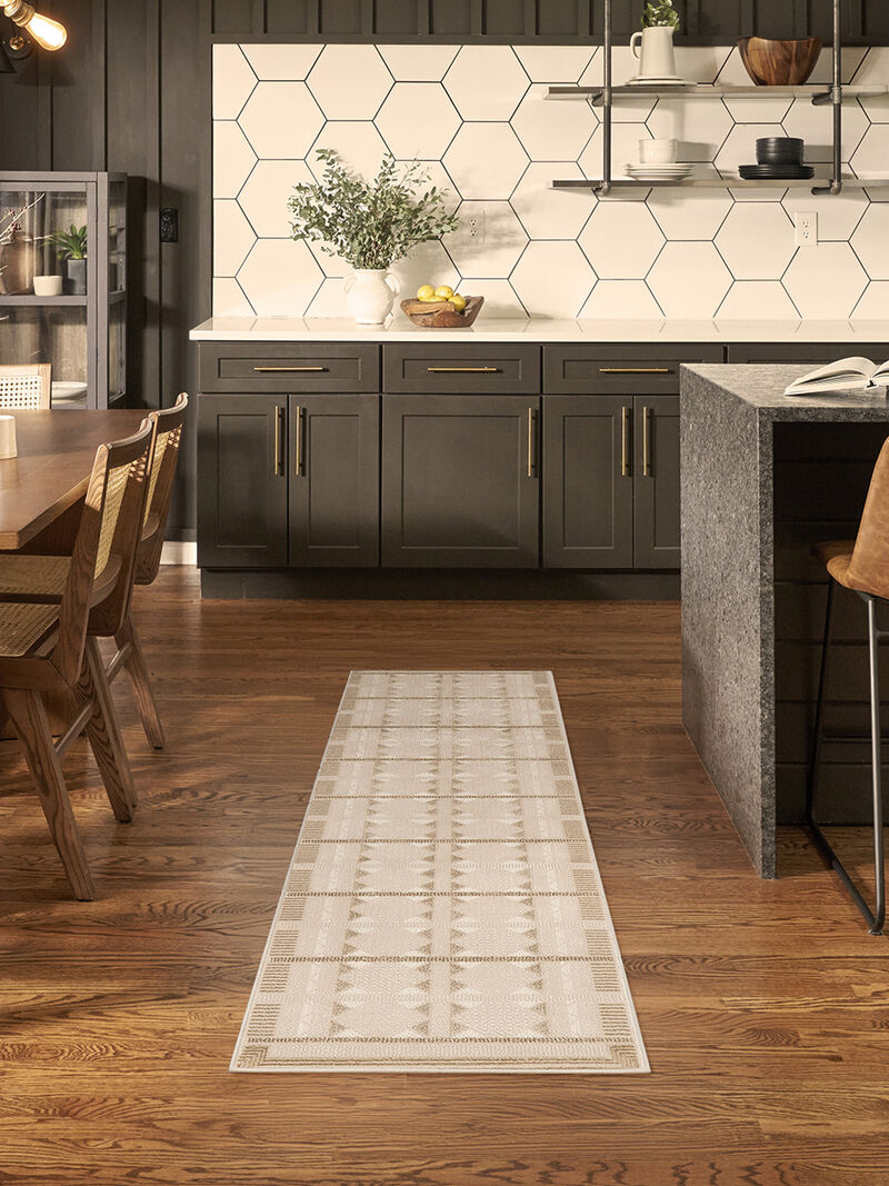 Nordic NRC06 Taupe 2' x 6' Rug