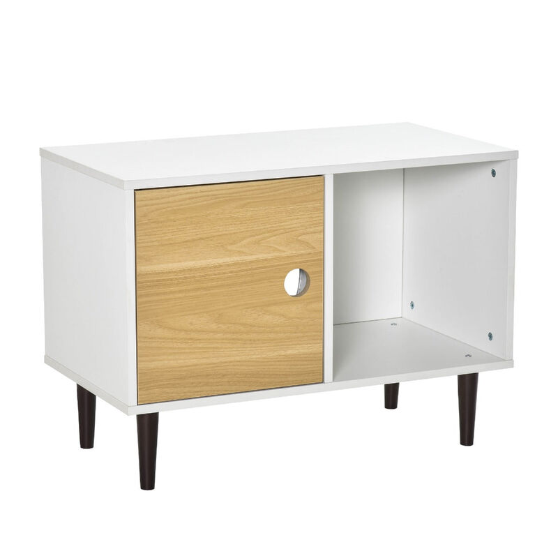 White Cat Furniture: Wooden House/End Table with Storage, 29.5"x15.75"x22" image number 0
