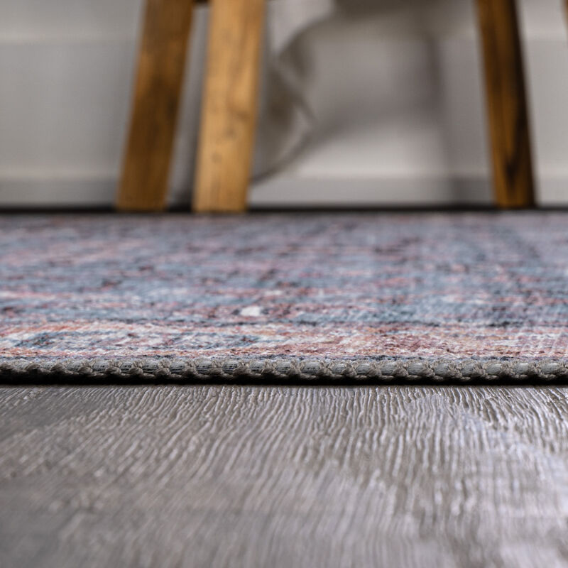 Kemer All-Over Persian Machine-Washable Area Rug