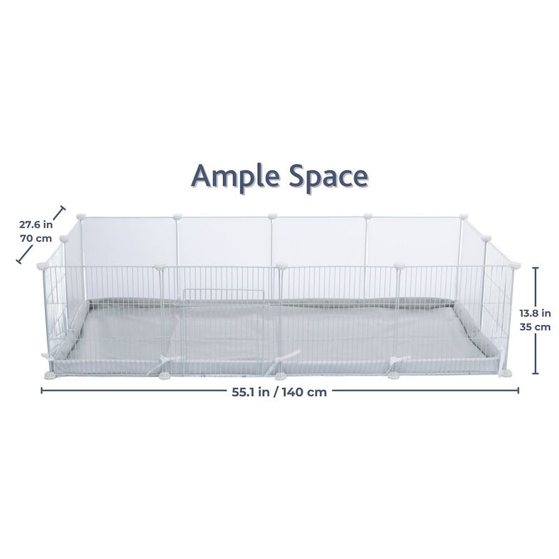 TRIXIE Indoor Enclosure for Small Pets, Indoor Pen with Water-Resistent Base image number 2