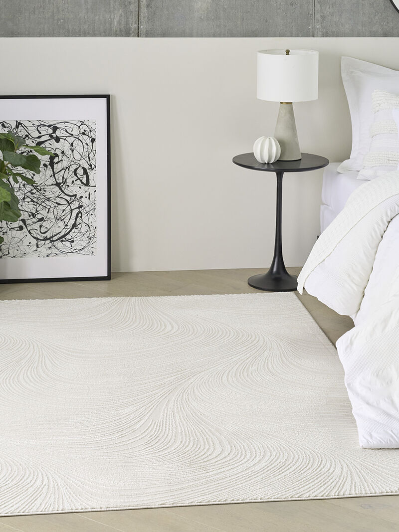 Central Park West CEP02 Ivory 6' x 9' Rug
