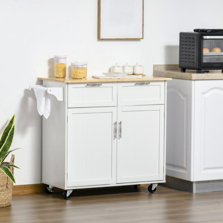 Modern Kitchen Kitchen Cart &ndash; Storage Cupboard with Adjustable Shelves