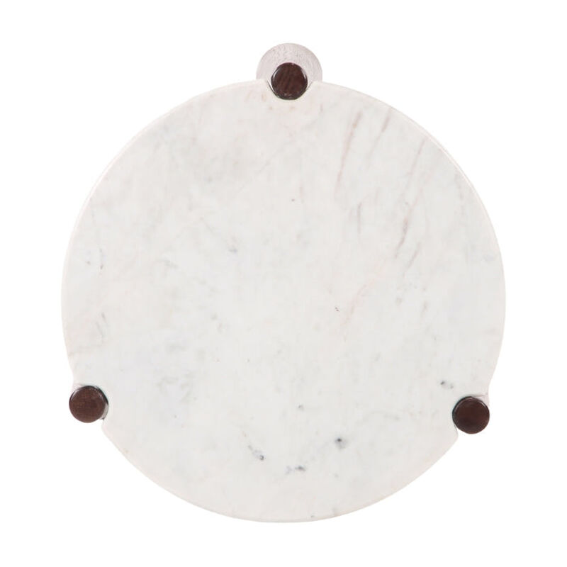 Carver Side Table - Brown