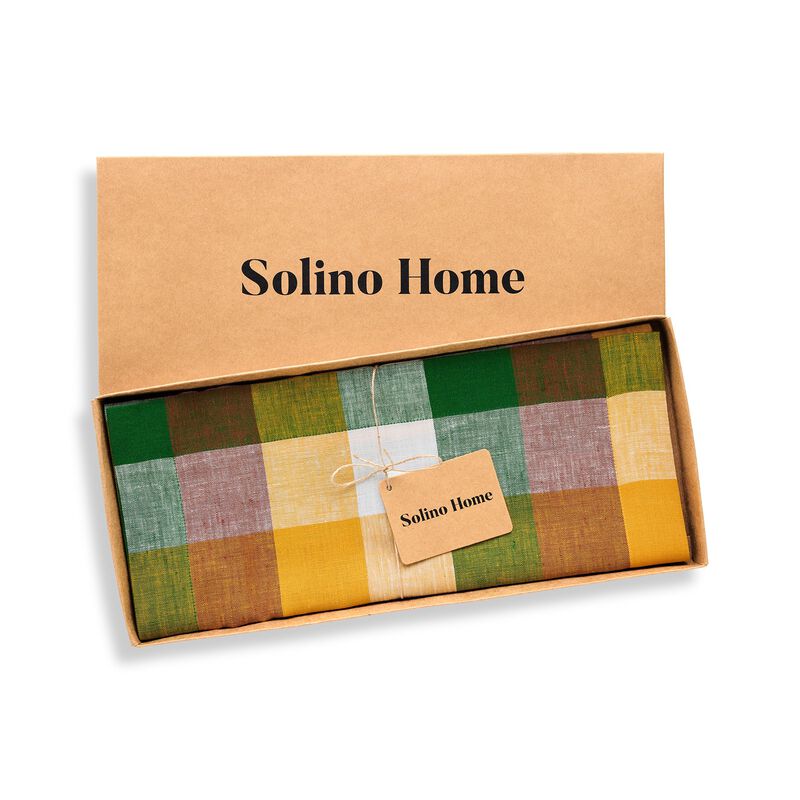 Linen Table Runner - Buffalo Check image number 3