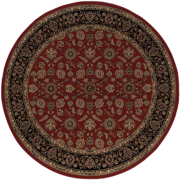 HomeRoots Oriental Round Rug