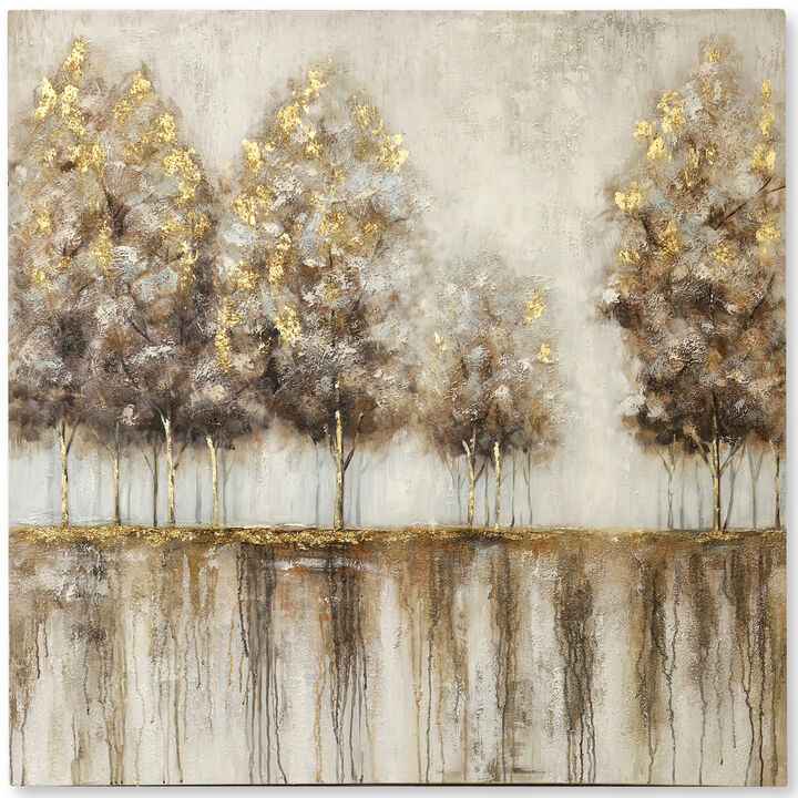 Twinkle Trees Canvas