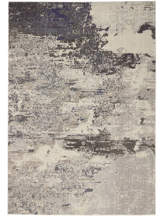 Celestial CES02 Ivory/Gray 3'11" x 5'11" Rug