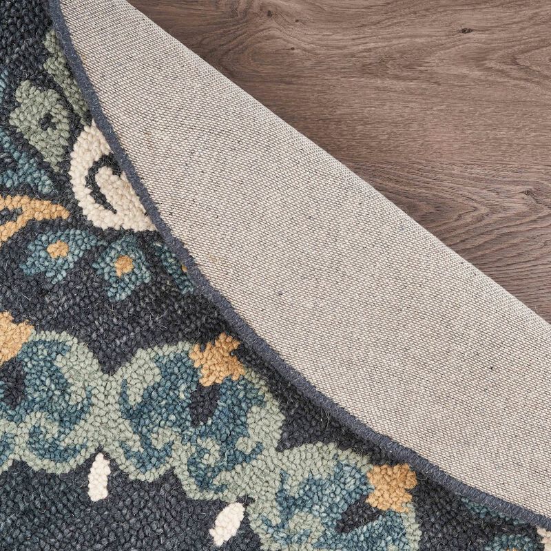 LR Home Dazzle Wool Area Rug Indoor