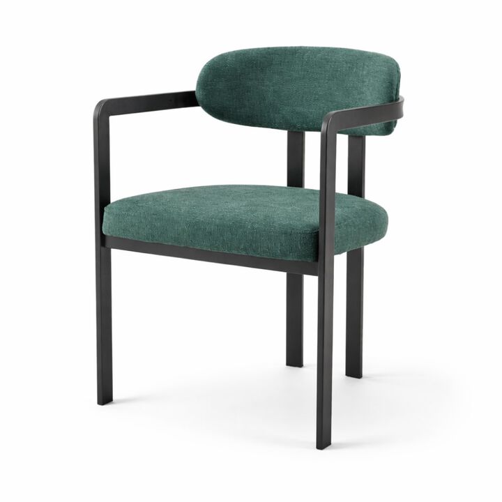 GOODSILO Mid-Century Upholstered Dining Chairs Set of 2, Ergonomic Seating for Kitchen Dining Space with Durable Build