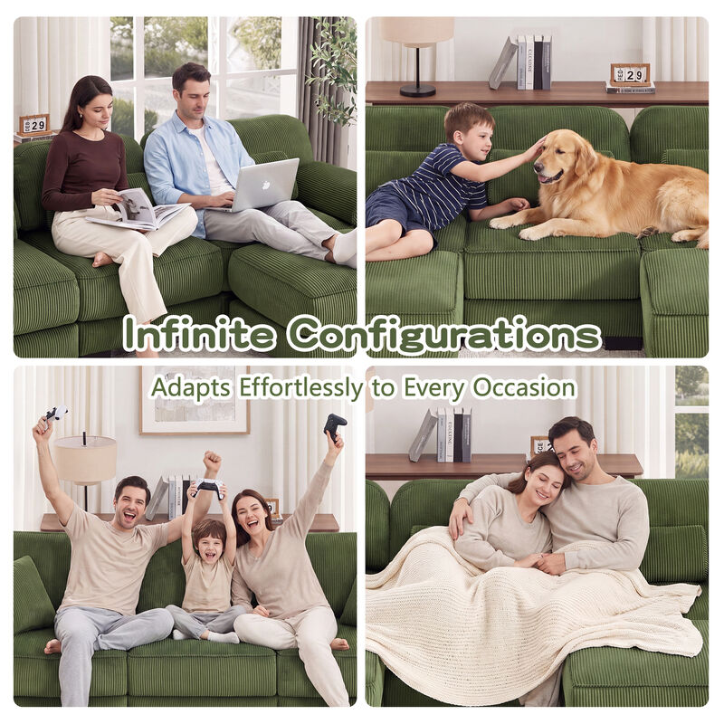 Rongir 2-Seater Sofa with Ottoman image number 6