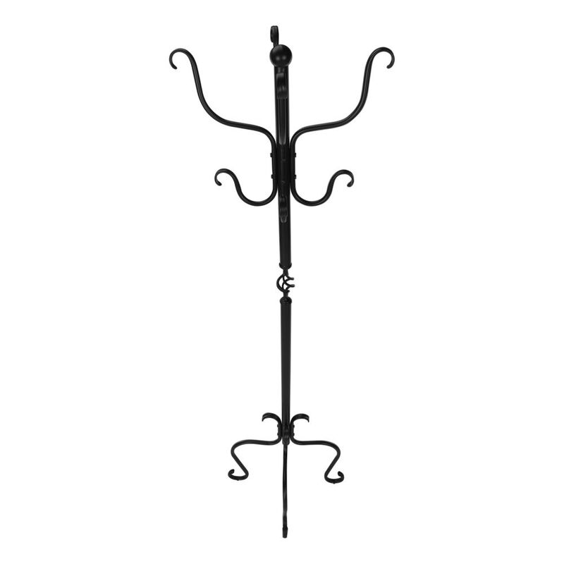 Monarch Coat Rack, Hall Tree, Free Standing, 8 Hooks, Entryway, 74H, Bedroom image number 4
