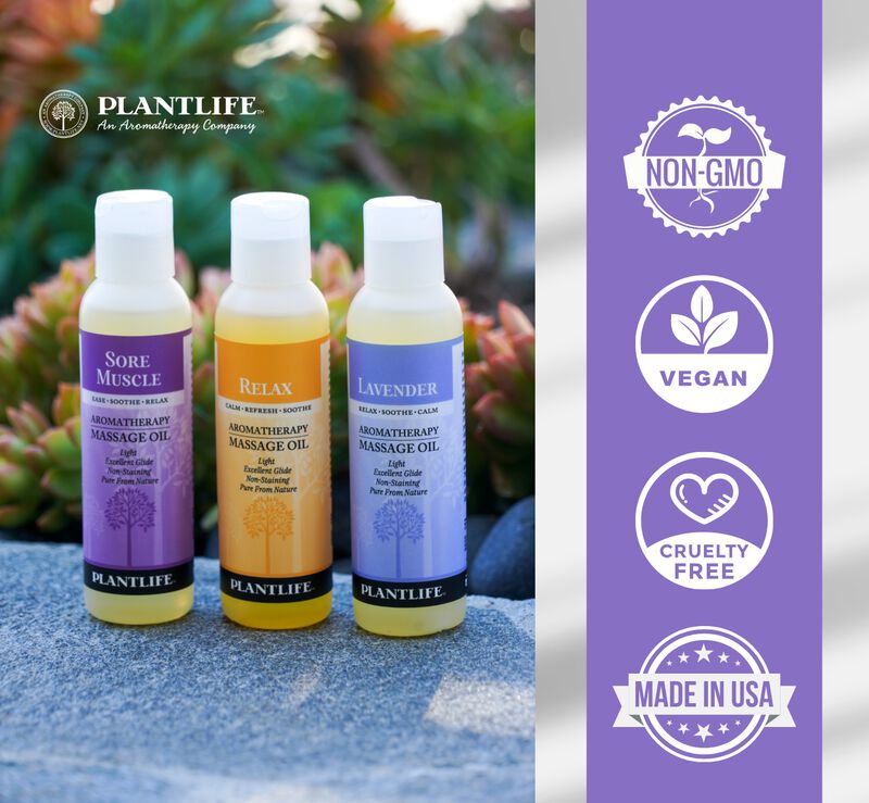Plantlife Gift Set 4 Pack Massage Oil image number 3