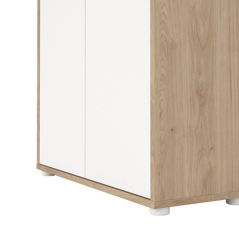 Tvilum 6 Shelf Boockase with 4 Doors, Home Office Storage