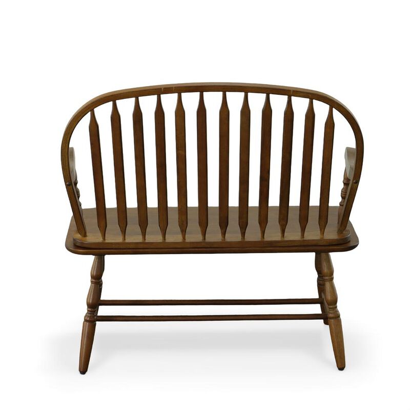Carolina Living Windsor Bench - Elm