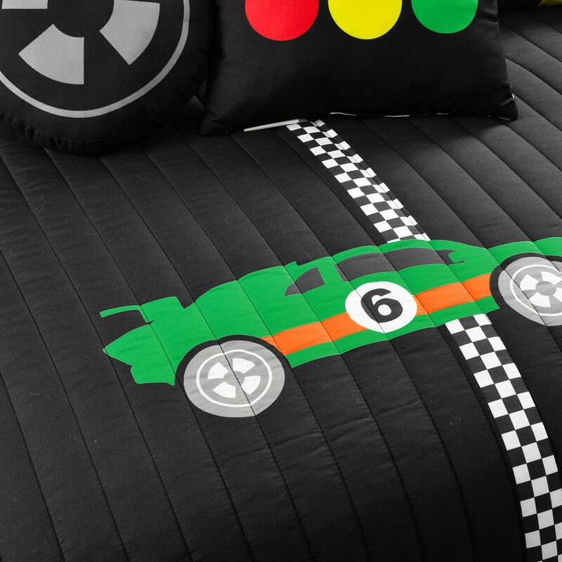 Racing Cars Quilt 4Pc Set