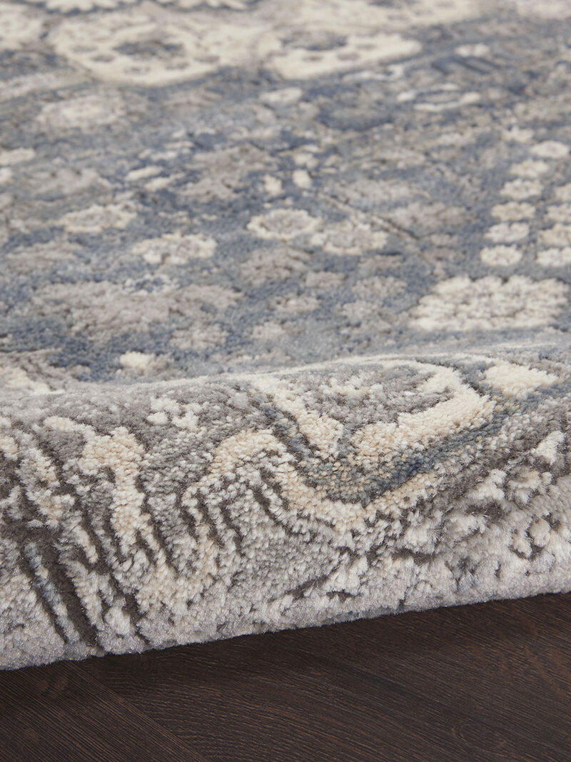 Quarry QUA07 Gray/Ivory 2'2" x 7'6" Rug image number 4