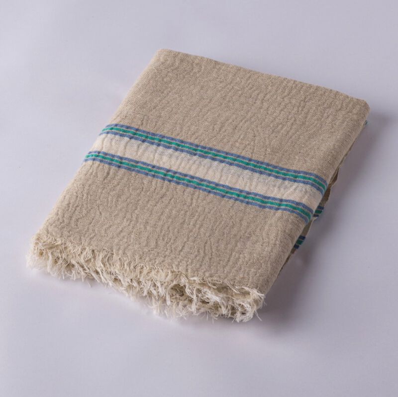 Hand loomed Muslin Linen Beach Towel