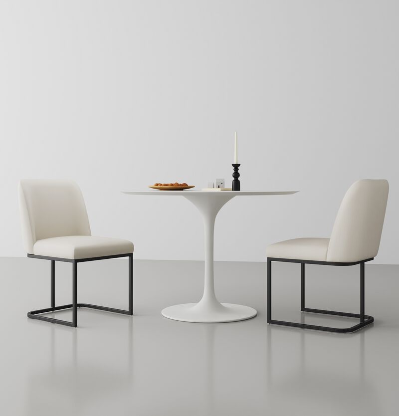 Serena Cream Dining Chairs (Set of 2)