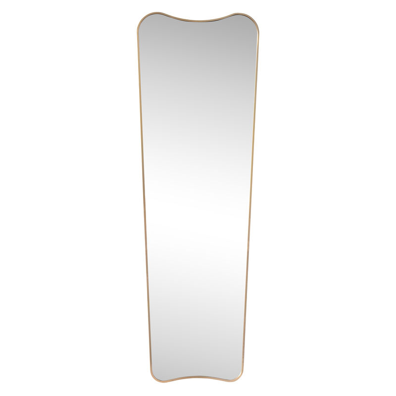 Alfie Large Rectangular Metal Framed Wall Mounted Full-Length Mirror