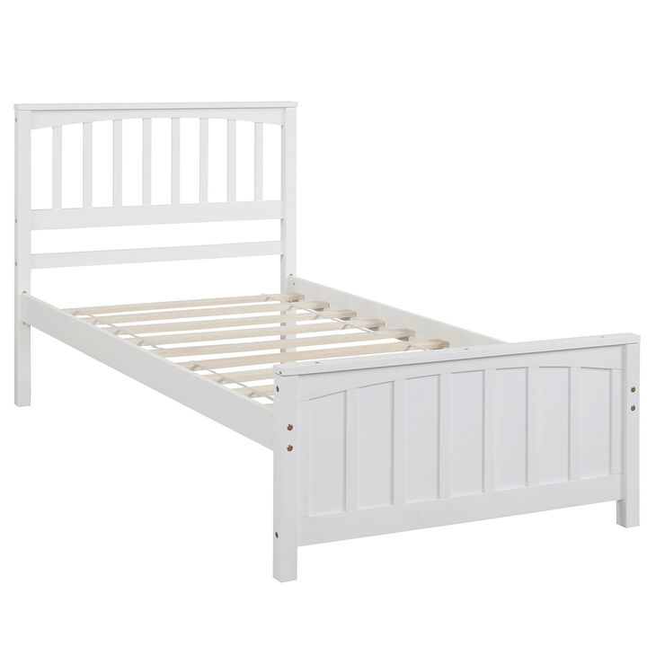 Streamdale Wood Platform Bed Twin Size Platform Bed