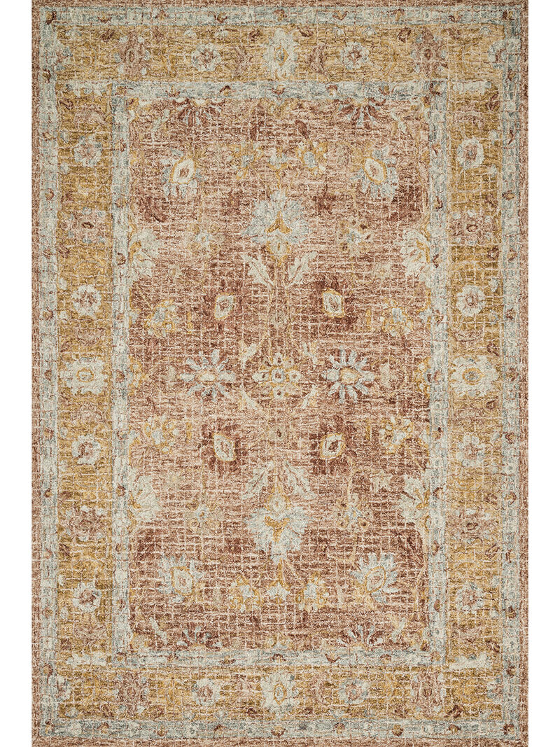 Julian JI04 Terracotta/Gold 3'6" x 5'6" Rug