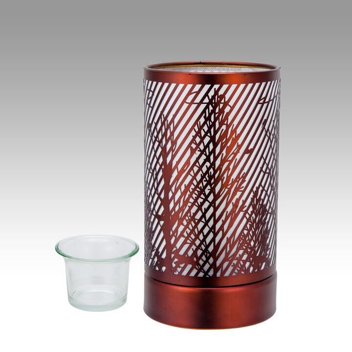 7" Touch lamp/Oil burner/Wax warmer -  Copper Ravine